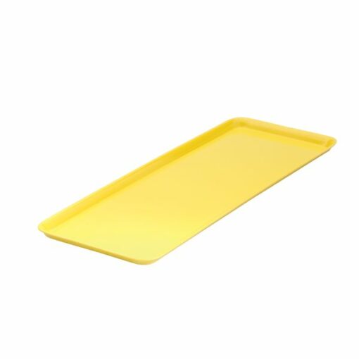 Melamine Platter Rectangular Large 500 x 180mm Yellow